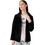 Minerva Γυναικεία Ρόμπα Χειμωνιάτικη Fleece Μαύρη 96-52985-045