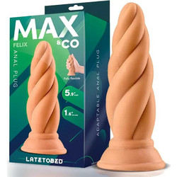 Max & Co Felix Πρωκτική Σφήνα 15cm Δέρματος MX-710