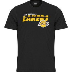 New Era NBA Los Angeles Lakers Ανδρικό Αθλητικό T-Shirt Μαύρο 60596227
