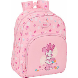 Safta Minnie Mouse Baby Σχολική Τσάντα Πλάτης Νηπιαγωγείου Ροζ S4312475