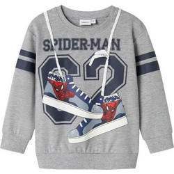 Name It Spider-Man Παιδικό Φούτερ Γκρι 13247174