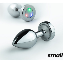 Crushious Metal Small Πρωκτική Σφήνα Diamond Plug 7.2cm Ασημί