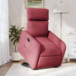vidaXL Πολυθρόνα Relax με Υποπόδιο Ανακλινόμενη Μπορντό 3206702