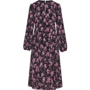 Funky Buddha Maxi Καθημερινό Φόρεμα Floral Μαύρο FBL01210913 Funky Buddha Maxi Καθημερινό Φόρεμα Floral Μαύρο FBL01210913