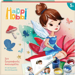 AS Company Happi Hobbi Νεράιδες Σετ Ζωγραφικής 9τμχ 1038-21045
