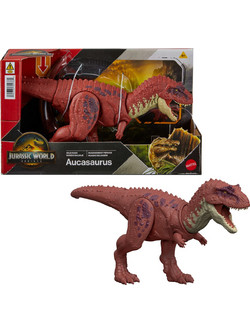 Mattel Jurassic World Rebirth Wild Roar Aucasaurus Φιγούρα Δεινόσαυρος για 4+ Ετών