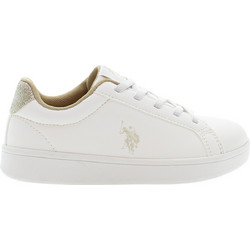 U.S. Polo Assn. Παιδικά Sneakers Μπεζ Χρυσά TRACE008B