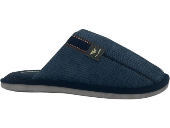 Jomix Χειμερινές Ανδρικές Παντόφλες Navy Μπλε MU9743-1
