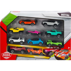 Dickie Toys Σετ Αυτοκινητάκια 10τμχ 203332000