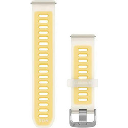Garmin Quick Release 20 Λουράκι Σιλικόνης Translucent Bone / Mango