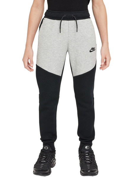 Nike Tech Fleece Παιδικό Παντελόνι Φόρμας Γκρι Μαύρο HV5869-012