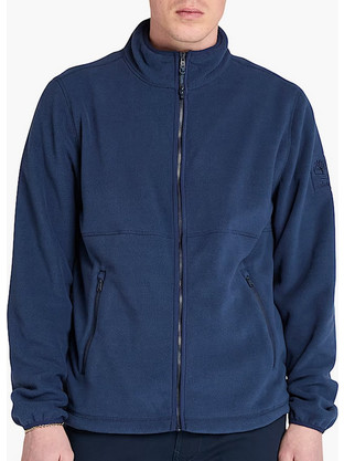 Timberland Ανδρική Ζακέτα Fleece με Φερμουάρ Navy Μπλε TB0A6HM34511