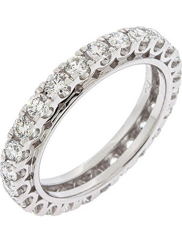 Million Diamonds Γυναικείο Δαχτυλίδι Σειρέ Ολόβερο από Λευκόχρυσο 18K με Διαμάντι RL20884