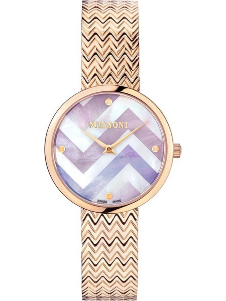 Missoni M1 Γυναικείο Ρολόι με Ροζ Χρυσό Μεταλλικό Μπρασελέ MWY202021