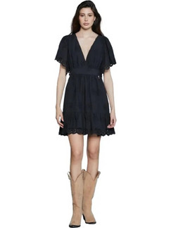 Relish Almeida Mini Βραδινό Φόρεμα Μαύρο RDP2509033009-1199