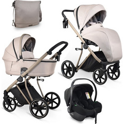 ibebe Next2 Καρότσι Μωρού 3 σε 1 Beige
