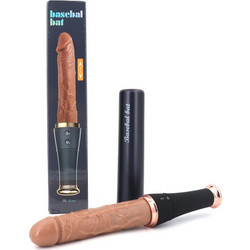 Kinksters Baseball Bat Vibrator Ρεαλιστικός Δονητής 36cm Flesh