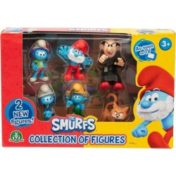 Giochi Preziosi Smurfs Στρουμφάκια W2 Σετ 6 Φιγούρες PUF46000