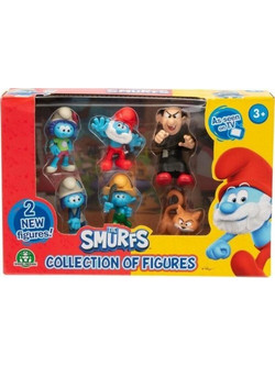 Giochi Preziosi Smurfs Στρουμφάκια W2 Σετ 6 Φιγούρες PUF46000