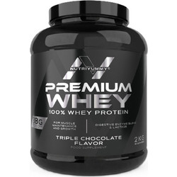 NutriYummy Premium Whey Triple Chocolate Πρωτεΐνη Ορού Γάλακτος Γράμμωσης 2kg