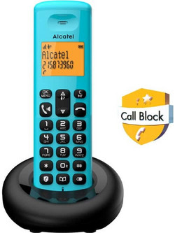 Alcatel E260 EWE Ασύρματο Τηλέφωνο με Ανοιχτή Ακρόαση Μπλε