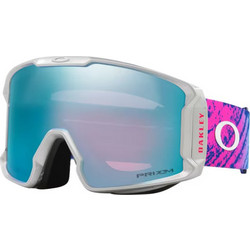 Oakley Line Miner L OO7070-G9 Μάσκα Σκι & Snowboard Ενηλίκων Ασημί με Φακό Καθρέπτη Μπλε