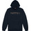 Double Ανδρικό Φούτερ Fleece με Κουκούλα & Τσέπες Navy Μπλε MTOP-1078