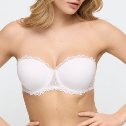 Primadonna Σουτιέν Strapless με Ελαφριά Ενίσχυση με Μπανέλα Λευκό 0101338NAT