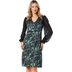 Anna Raxevsky Mini Φόρεμα για Γάμο / Βάπτιση Floral Κυπαρισσί D25208