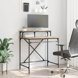 vidaXL Γραφείο Υπολογιστή Ξύλινο 80x50x90cm 881280
