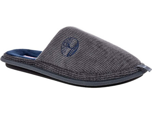 Adam's Χειμερινές Ανδρικές Παντόφλες Γκρι 895-25506