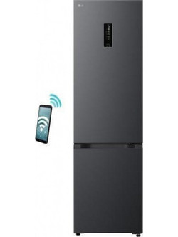 LG GBBSJ21DEP.AEPQEU Ψυγειοκαταψύκτης 375lt Full No Frost Υ203xΠ59.7xΒ67.4cm Γκρι