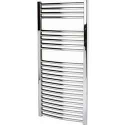 Splendid Elegant Round Πετσετοκρεμάστρα Μπάνιου Καλοριφέρ 400x1200mm 558kcal/h Ασημί