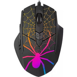 Tracer Black Widow Ενσύρματο Gaming Ποντίκι RGB 1600 DPI Black