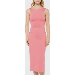 Superdry Midi Καλοκαιρινό Καθημερινό Φόρεμα Ροζ Superdry W8011612A