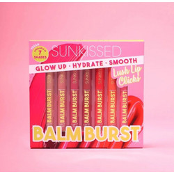 Sunkissed Burst Lush Lip Clicks Lip Balm με Χρώμα 7x2gr
