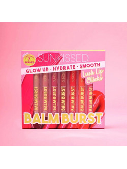 Sunkissed Burst Lush Lip Clicks Lip Balm με Χρώμα 7x2gr