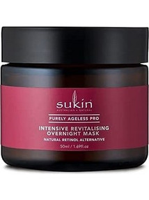 Sukin Purely Ageless Pro Revitalising Overnight Κρεμώδης Μάσκα Προσώπου με Ρετινόλη 50ml
