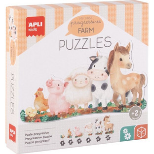 Παιδικό Puzzle APLI My First Progressive Farm 21 Κομμάτια