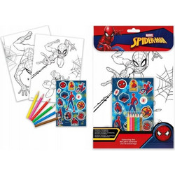 Kids Licensing Spiderman Σετ Ζωγραφικής 12τμχ