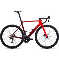 Giant Propel Advanced 2 Ποδήλατο Δρόμου 28" Αλουμινίου με 21 Ταχύτητες και Δισκόφρενα Κόκκινο