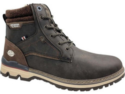 Dockers Ανδρικά Μποτάκια Δερμάτινα Σοκολατί 53TA101-650360