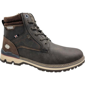 Dockers Ανδρικά Μποτάκια Δερμάτινα Σοκολατί 53TA101-650360 Dockers Ανδρικά Μποτάκια Δερμάτινα Σοκολατί 53TA101-650360