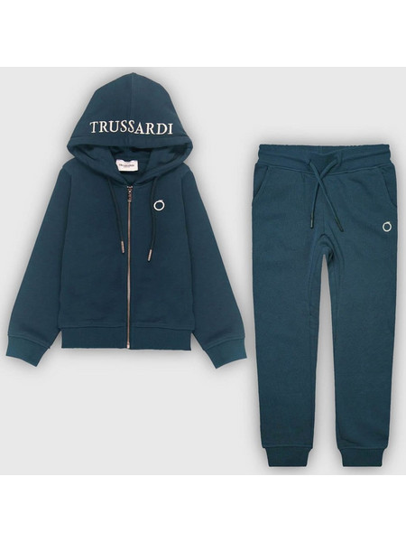 Trussardi Παιδικό Σετ Φόρμας Πετρόλ TIA24008CF-W8183