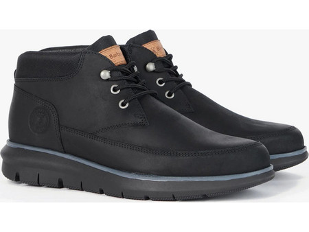 Barbour Ανδρικά Μποτάκια Μαύρα MFO0711