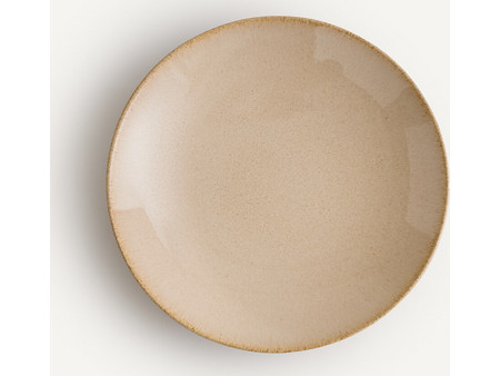 LA Redoute Benn Πιάτα Γλυκού Κεραμικά 21.6cm 4τμχ Μπεζ