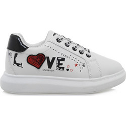 Exe Παιδικά Sneakers Λευκά Μαύρα WA700256206T