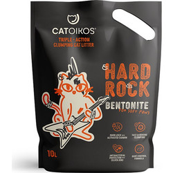 Catoikos Hard Rock Άμμος Γάτας Μπετονίτης χωρίς Άρωμα 10lt