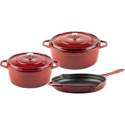 Hosse Kitchen Σετ Μαγειρικά Σκεύη από Ανοξείδωτο Ατσάλι 3τμχ 3800446850283