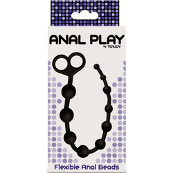 ToyJoy Flexible Πρωκτικές Μπίλιες 38cm Μαύρες D-244857
